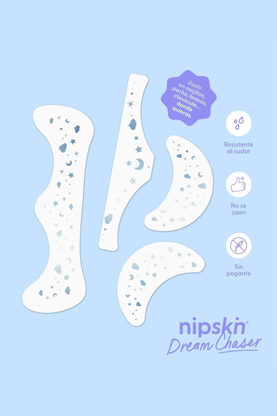 NIPSKIN - Calcomanías para Rostro y Cuerpo Dream Chaser