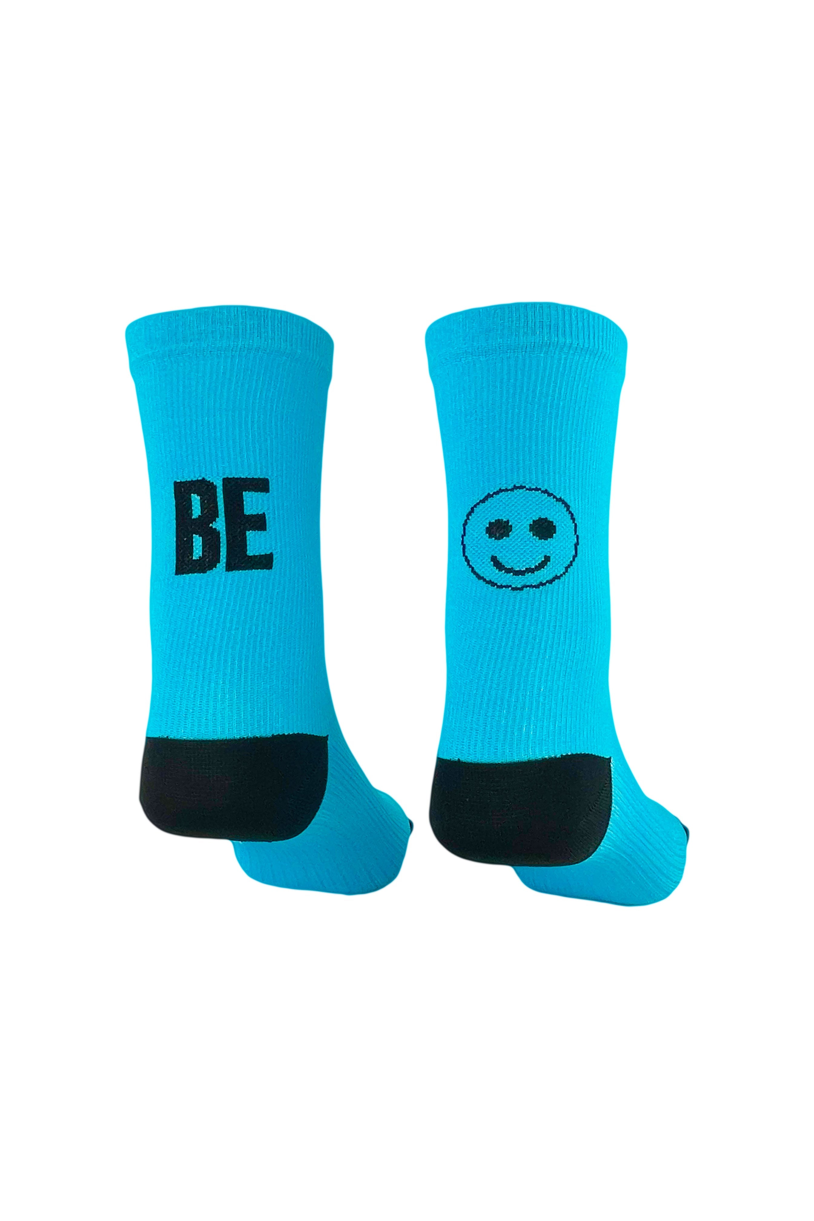 J14 - BE HAPPY NEON AZUL