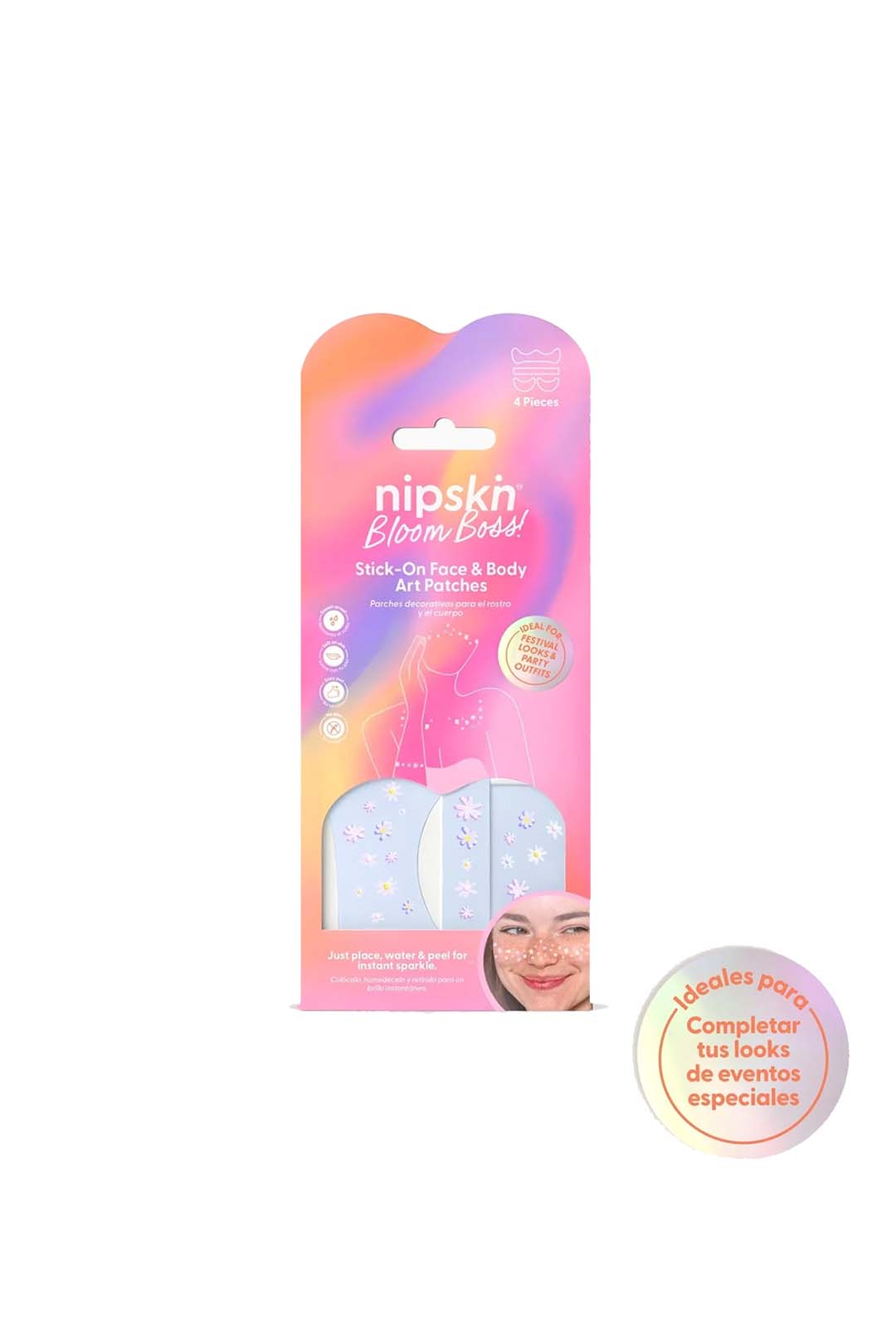 NIPSKIN - Calcomanías para Rostro y Cuerpo Bloom Boss