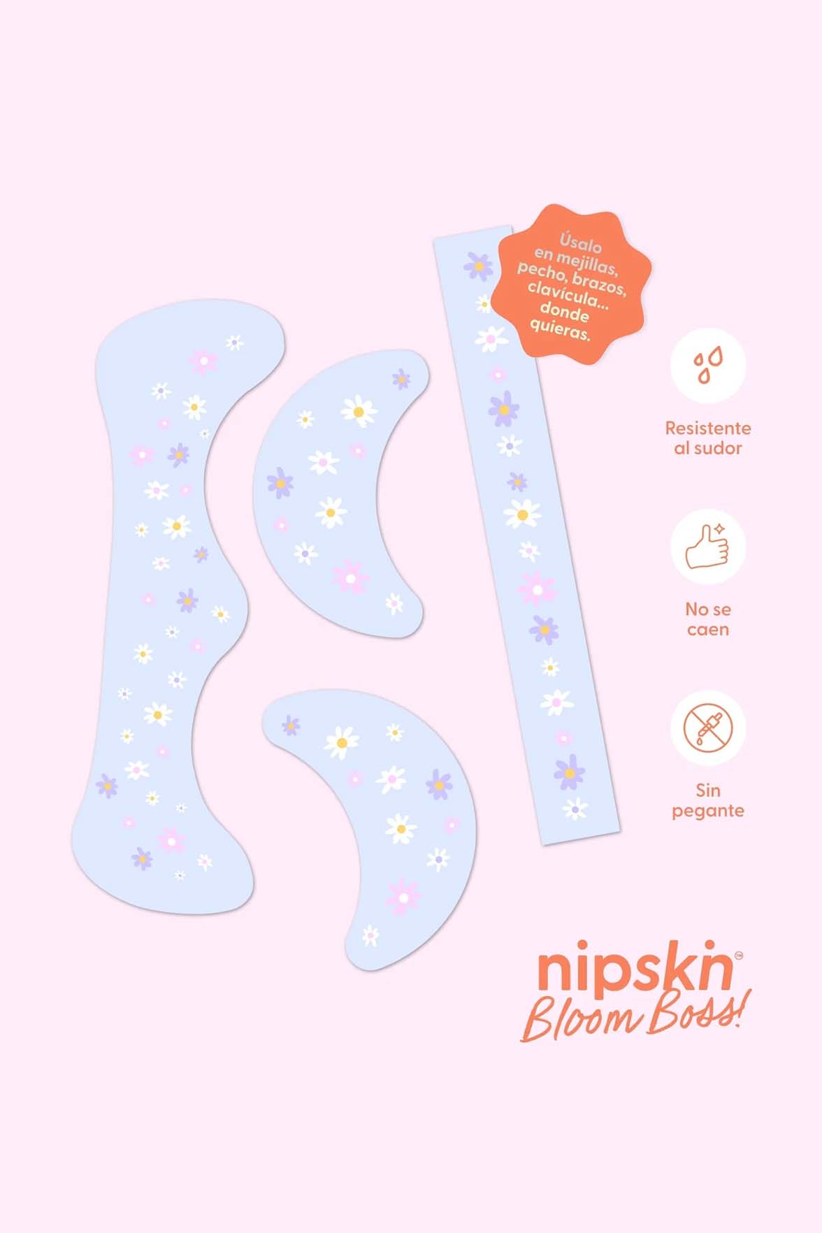 NIPSKIN - Calcomanías para Rostro y Cuerpo Bloom Boss